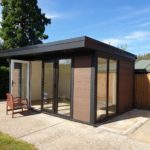 Sunny Garden Room Doors Open