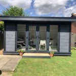 Composite Garden Building With French Doors