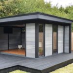 Composite Garden Building With Matching Decking