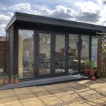 Door Closed Composite Garden Room