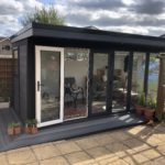 Door Open Composite Garden Room