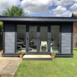 Front On View Composite Garden Room