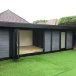 Garden Office With Storage Room