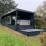 Garden Room Built Into A Slope Peterborough