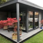 Garden Room With Dividing Wall And Single Canopy 2