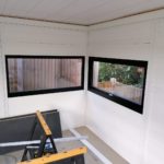 Half Height Windows In Garden Room