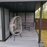 Light Grey Garden Room East Anglia With Canopy