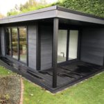 Upgraded Composite Garden Building With Flyover And Decking