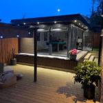 Walnut Garden Room In Olney At Night