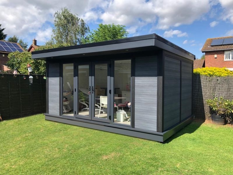 Composite Garden Room Beauticians In Bedford Outside Shot