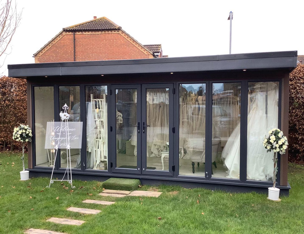 Bridal Gown Business Run From A Garden Room